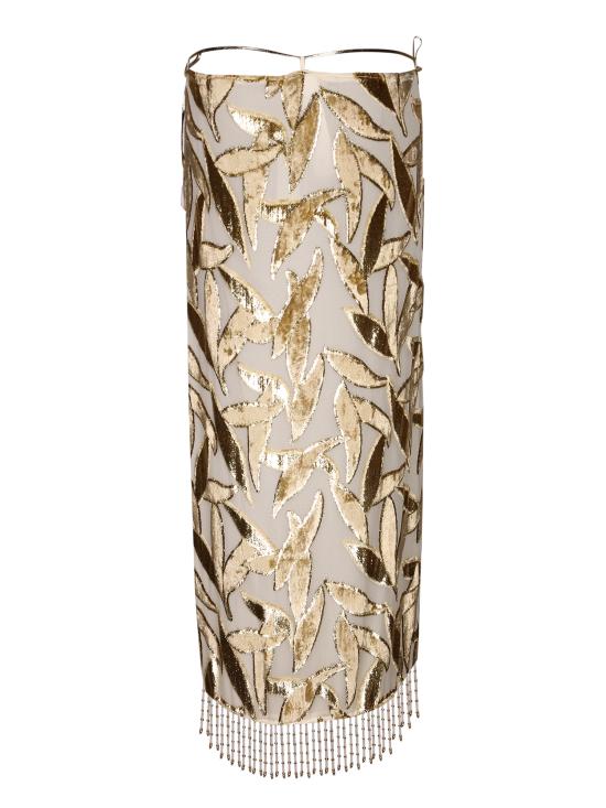 26SS 로베르토 카발리 롱 스커트 WWR305 FC007 09088 White - ROBERTO CAVALLI