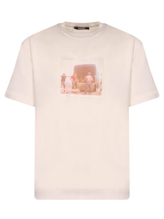 26SS 자크뮈스 페이장 쇼트 슬리브 티셔츠 TSM00595 AJ00256 1NU White