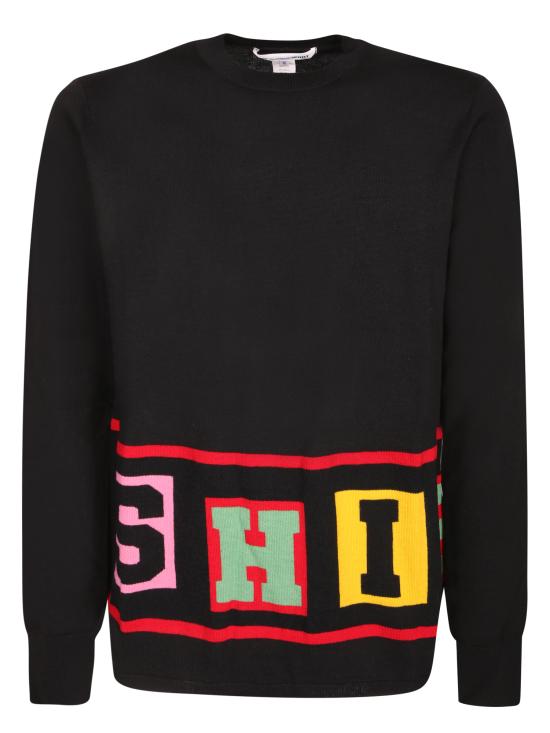 26SS 꼼데가르송 크루넥 스웨터 FPN001051 BLACK Black