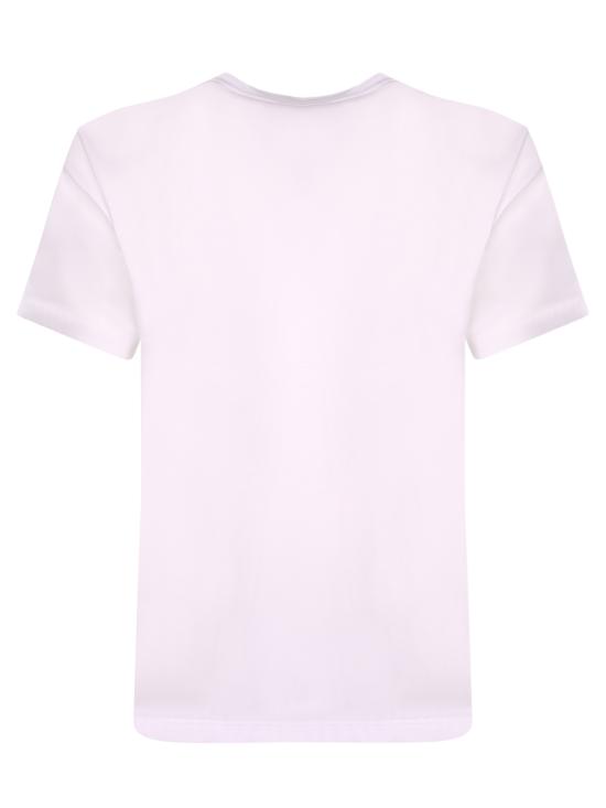 26SS 꼼데가르송 반팔 티셔츠 FPT003051 WHITE PRIN White - COMME DES GARCONS