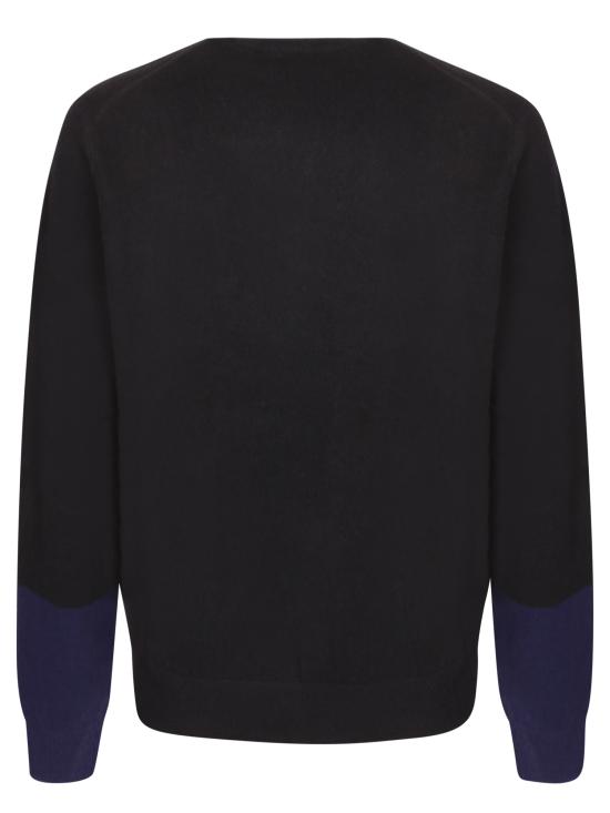 26SS 꼼데가르송 스웨터 FZN112051 BLACK NAVY Black - COMME DES GARCONS