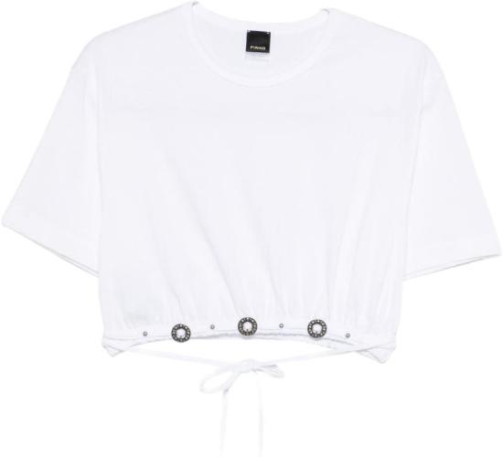 26SS 핑코 반팔 티셔츠 106907A3ARZ04 WHITE