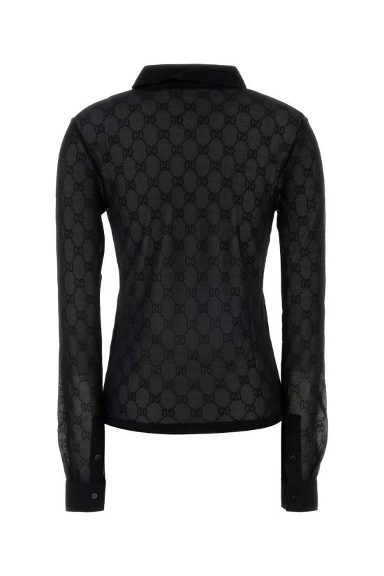 26SS 구찌 셔츠 847852XJHMS 1000 Black - GUCCI