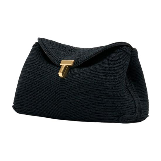 26SS 토템 클러치/파우치 253 WAL0085 FB0165 001 black - TOTEME