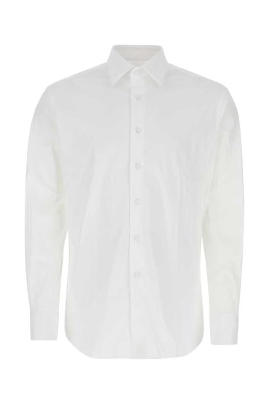 26SS 프라다 긴팔 셔츠 UCM492 10XM F0009 BIANCO DOM