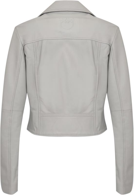 26SS 핑코 바이커 자켓 106247A32II18 LICHTGREY - PINKO