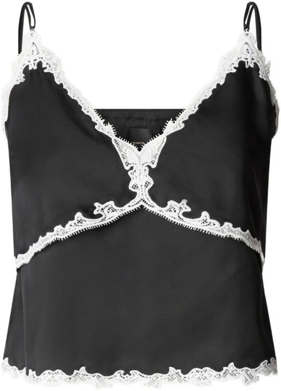 26SS 핑코 민소매 티셔츠 106893A3AVZCB BLACK