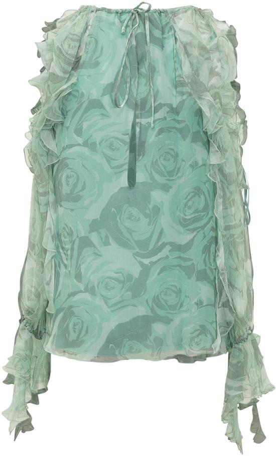 26SS 핑코 블라우스 106298A34QVGV LIME - PINKO