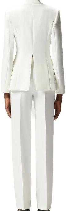 26SS 핑코 수트 자켓 106615A32ZZ07 WHITE - PINKO
