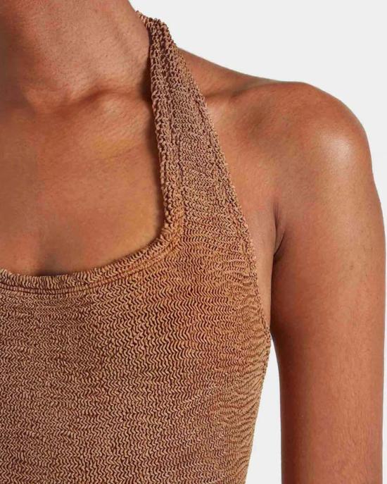  훈자 지 원피스 수영복 훈자 G 샌디 수영복 브라운 - HUNZA G