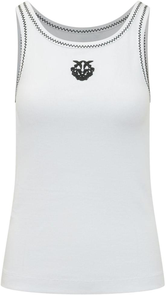 26SS 핑코 민소매 티셔츠 106816A3ALZZ1 WHITE