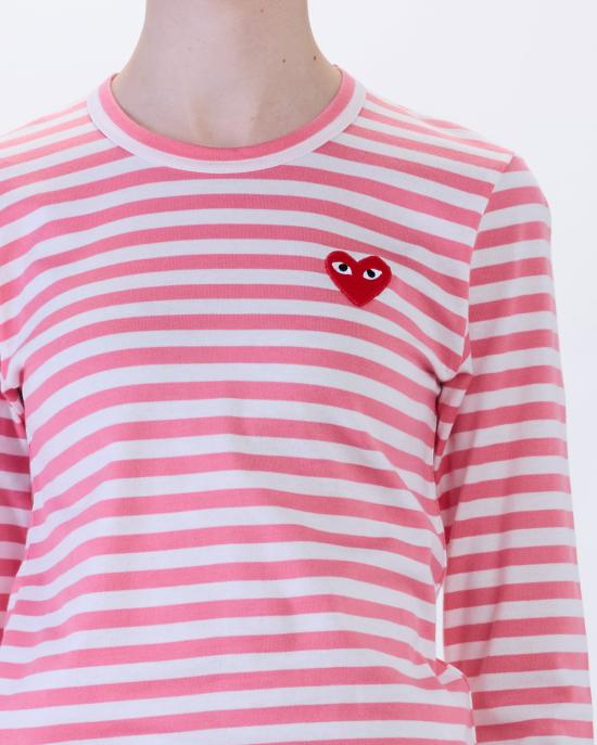 26SS 꼼데가르송 긴팔 티셔츠 AZ T277 3 pink ROSA - COMME DES GARCONS