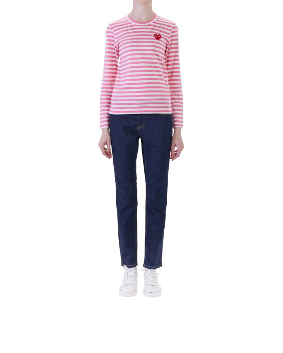 26SS 꼼데가르송 긴팔 티셔츠 AZ T277 3 pink ROSA - COMME DES GARCONS