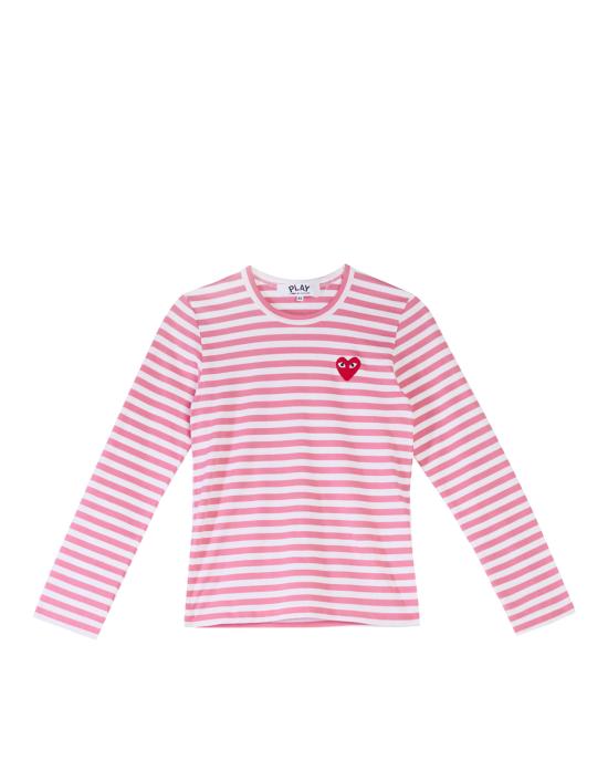 26SS 꼼데가르송 긴팔 티셔츠 AZ T277 3 pink ROSA
