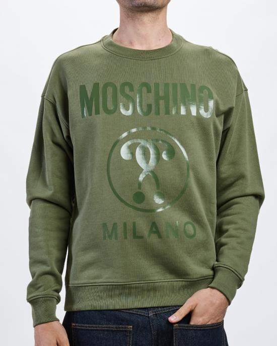 26SS 모스키노 긴팔 티셔츠 1702 7028 0427 MILITARE - MOSCHINO