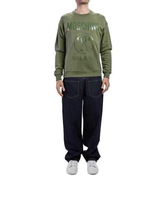 26SS 모스키노 긴팔 티셔츠 1702 7028 0427 MILITARE - MOSCHINO