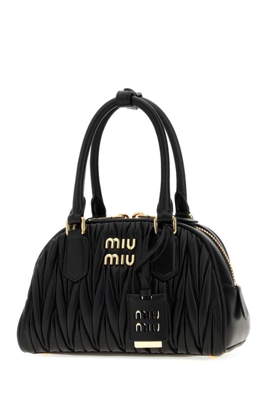 26SS 미우미우 토트백 5BB191VOLOAN88 F0002 Black - MIU MIU