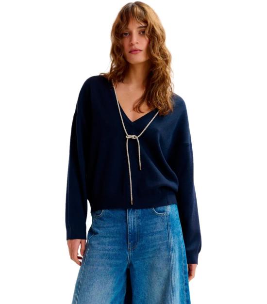 26SS 에센셜앤트워프 스웨터 JEMINI CN35 S Blue - ESSENTIEL ANTWERP
