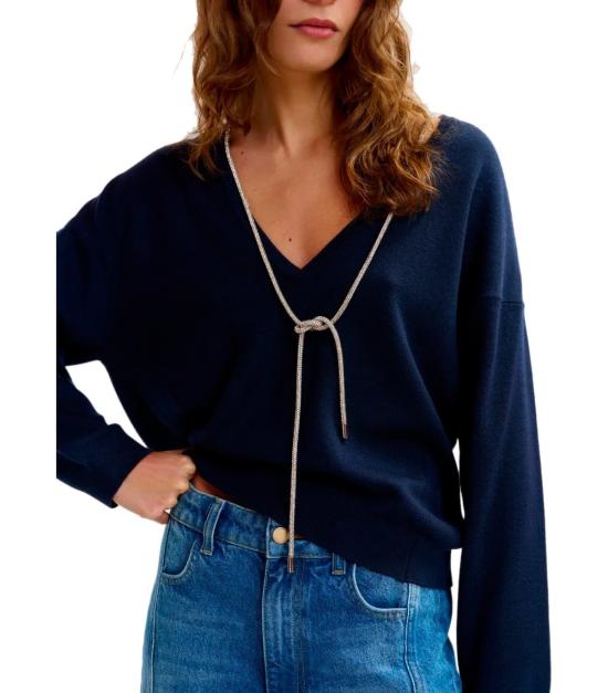 26SS 에센셜앤트워프 스웨터 JEMINI CN35 S Blue - ESSENTIEL ANTWERP