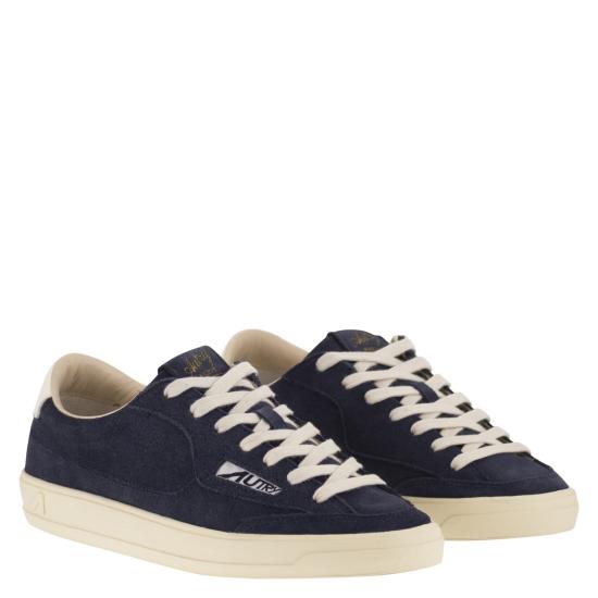 26SS 오트리 WINDSCAPE 로우 스니커즈 캔버스 SCLM NAVY - AUTRY
