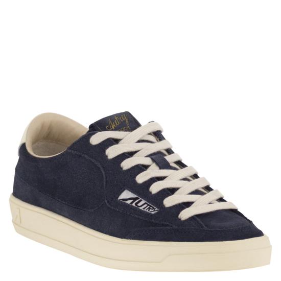 26SS 오트리 WINDSCAPE 로우 스니커즈 캔버스 SCLM NAVY - AUTRY