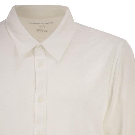 26SS 마제스틱필라쳐 셔츠 S26M011 WHITE - MAJESTIC FILATURES