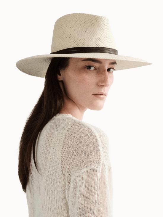  자네사레온 모자 자네사 레오네 주드 햇 내추럴 - JANESSA LEONE