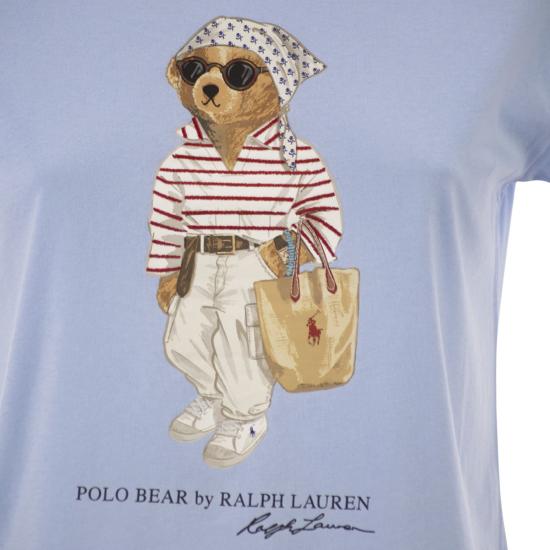 26SS 폴로 랄프로렌 폴로 티셔츠 211A12734 LIGHT BLUE - POLO RALPH LAUREN