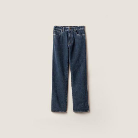 25FW 미우미우 데님 팬츠 GWP48317L8F0008 S OOO Blue