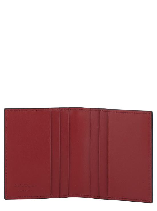 Autunno Inverno 2026/27 살바토레 페라가모 간치니 폴디드 카드지갑 6603710740946 Black - SALVATORE FERRAGAMO