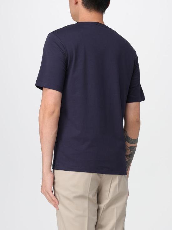 26SS 발리 반팔 티셔츠 MJE0AYCO318U546 NAVY DOM - BALLY