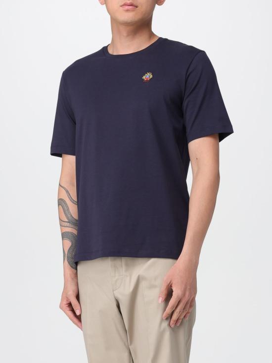 26SS 발리 반팔 티셔츠 MJE0AYCO318U546 NAVY DOM - BALLY