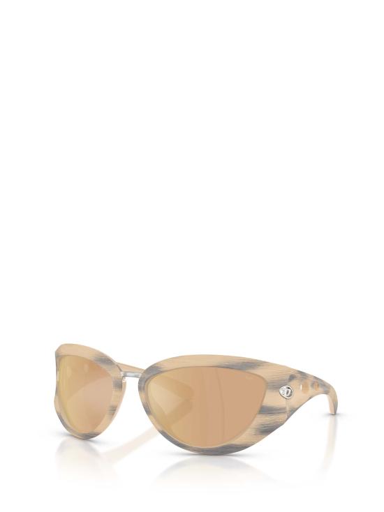 26FW 디젤 선글라스 DL3007U 20087J YELLOW MATTE DARK GREY - DIESEL