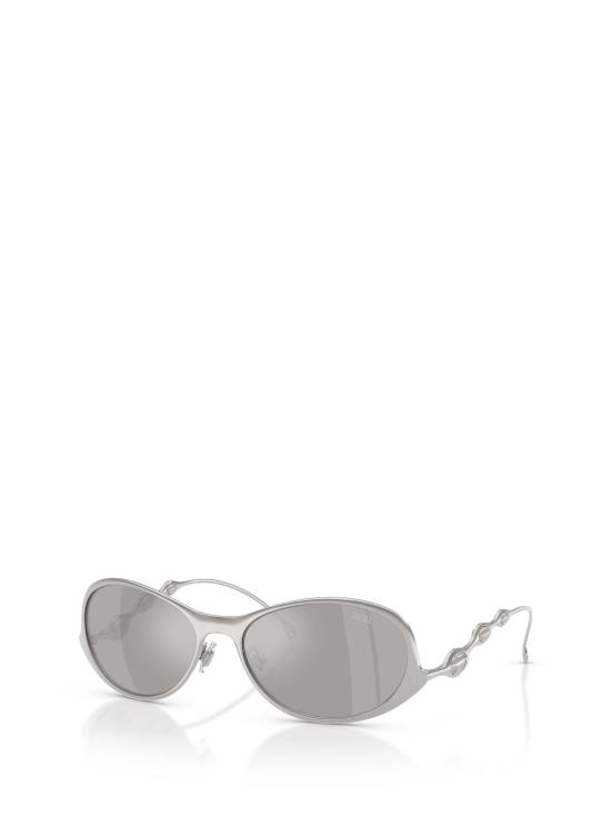 26FW 디젤 선글라스 DL1014 1001Z6 SHINY SILVER - DIESEL