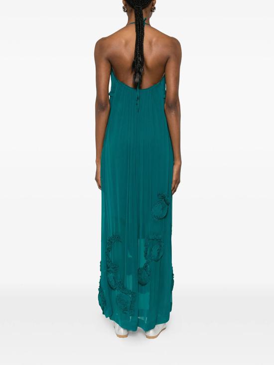 26SS 드리스 반 노튼 롱 원피스 0110323376 508 PETROL - DRIES VAN NOTEN