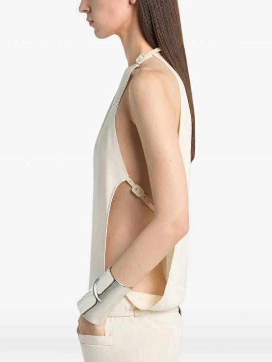 26SS 쿠레쥬 숏 원피스 226CRO875VI0071 HERITAGE WHITE 001 - COURREGES