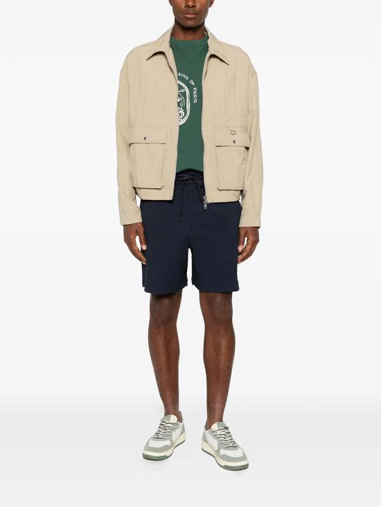 26SS 메종키츠네 숏팬츠 QM01401WC5082 0413 CLASSIC NAVY - MAISON KITSUNE