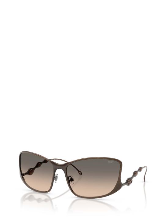 26FW 디젤 선글라스 DL1013 1023I9 BRUSHED MATTE LIGHT GREY BROWN - DIESEL