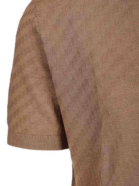 26SS 엠포리오 아르마니 폴로 티셔츠 EM004307AF24573U6285 Brown - EMPORIO ARMANI