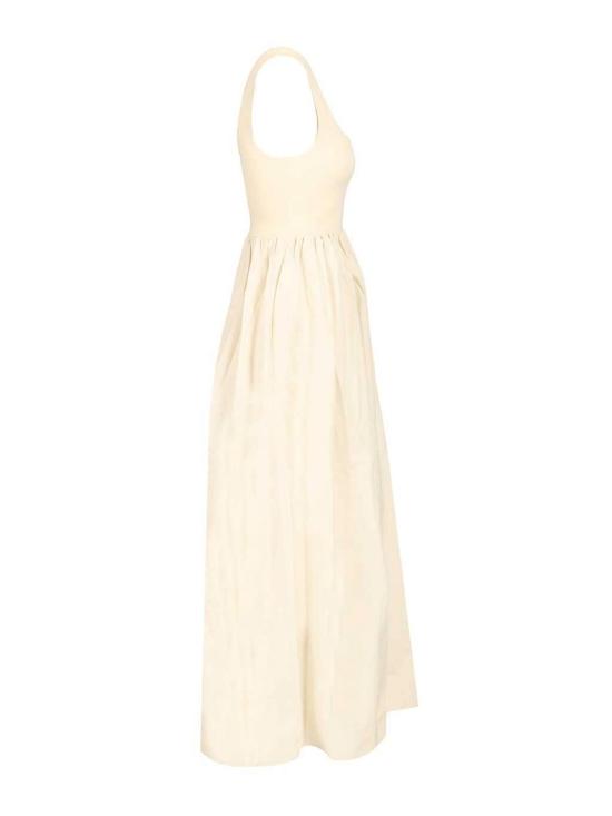 26SS 마토 롱 원피스 KCODRECR Beige - MATTEAU