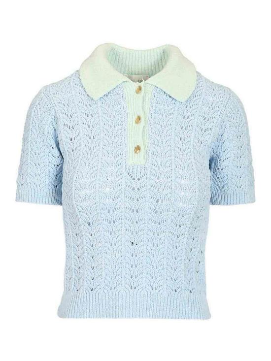 26SS 포르테포르테 폴로 티셔츠 14664F49A5010 Light Blue