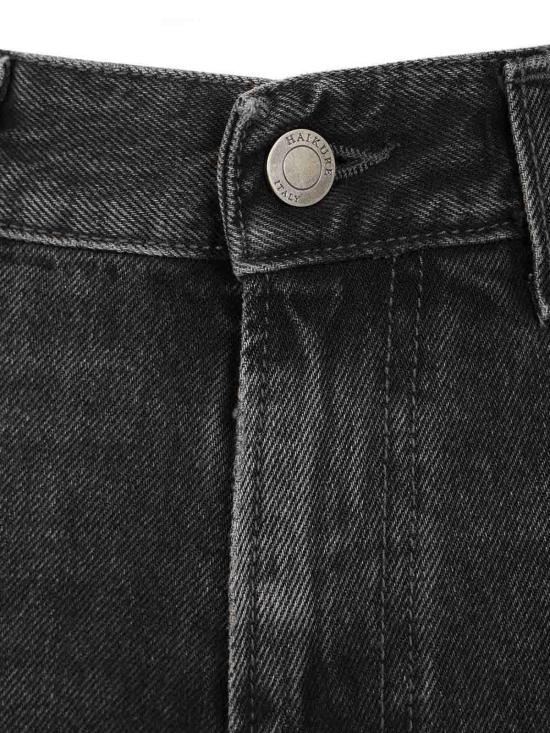 26SS 하이쿠레 스트레이트 팬츠 HEW03185DF174L902C Black - HAIKURE