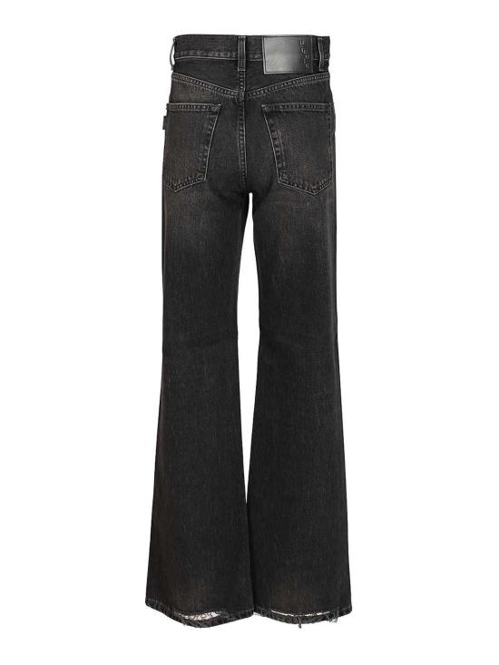 26SS 하이쿠레 스트레이트 팬츠 HEW03185DF174L902C Black - HAIKURE