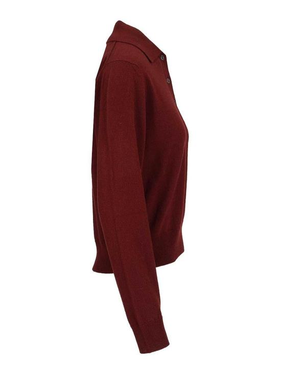 26SS 마르지엘라 폴로 니트 톱 S51GL0068M13225211 Dark Red - MAISON MARGIELA