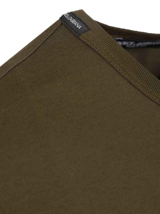 26SS 돌체앤가바나 반팔 티셔츠 G8JX7TG7P1AM4001 Brown - DOLCE & GABBANA