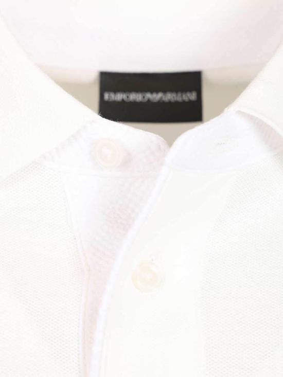 26SS 엠포리오 아르마니 폴로 티셔츠 EM005251AF10497U0003 White - EMPORIO ARMANI
