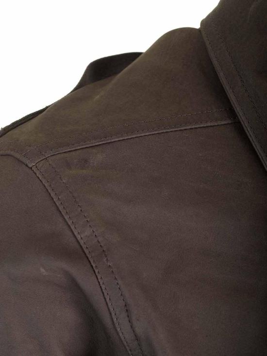  릭 오웬스 가죽 자켓 RU02D6766LSA078 Brown - RICK OWENS