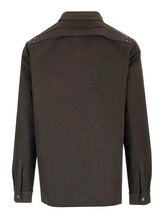  릭 오웬스 긴팔 셔츠 RU02D6729TB078 Brown - RICK OWENS