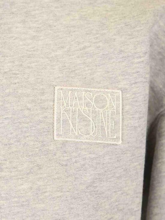26SS 메종키츠네 폴로 티셔츠 QW00302KM03420507 Grey - MAISON KITSUNE