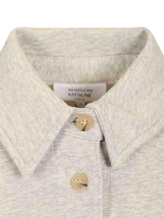 26SS 메종키츠네 폴로 티셔츠 QW00302KM03420507 Grey - MAISON KITSUNE